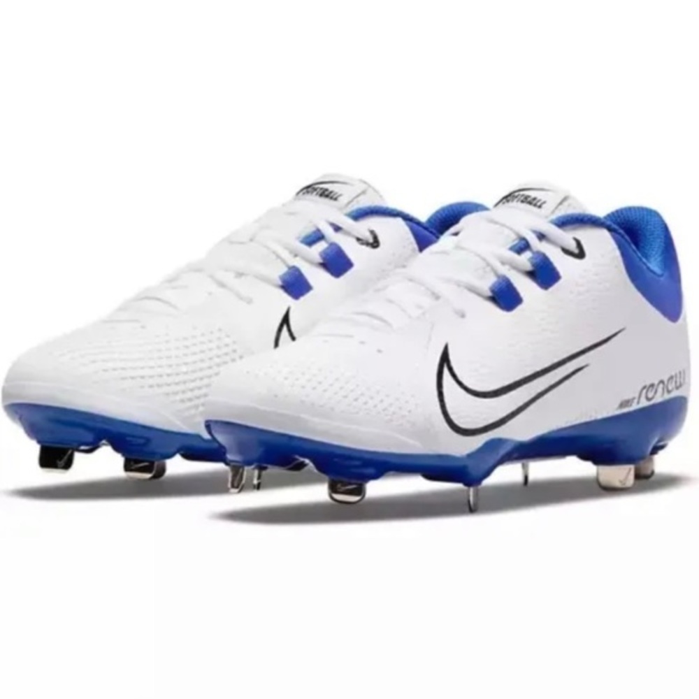 Nike Renew Hyperdiamond 4 Pro Blue Softball Cleats (CZ5920-101) Women's Size 9.5